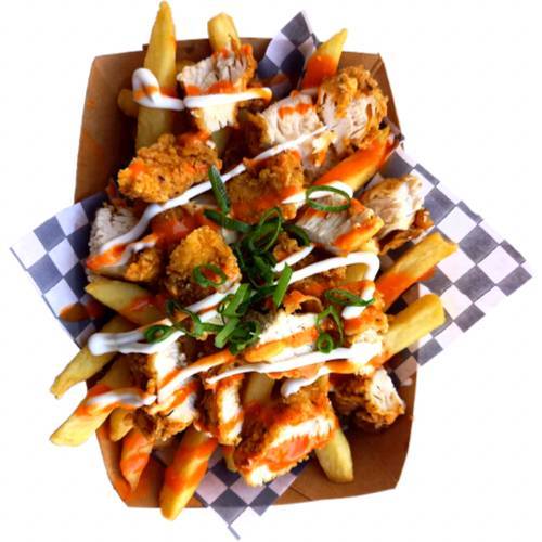 Loaded Fries with chicken 🤤